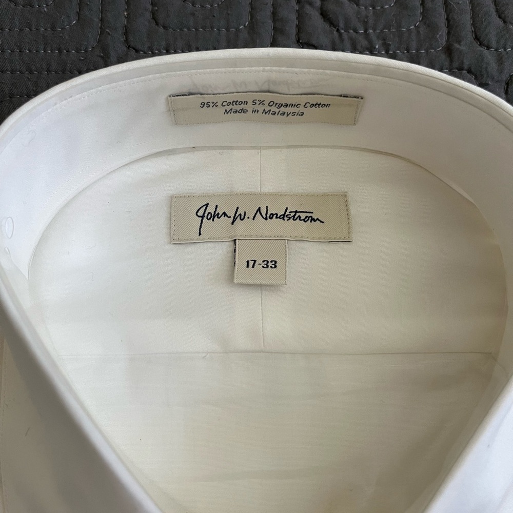 Nordstrom Men's White Dress Shirt - Picture 2 of 3